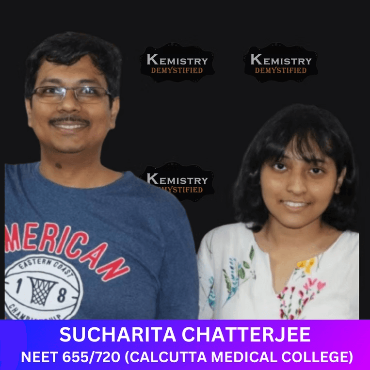 Sucharita Chatterjee — NEET 655/720, Calcutta Medical College