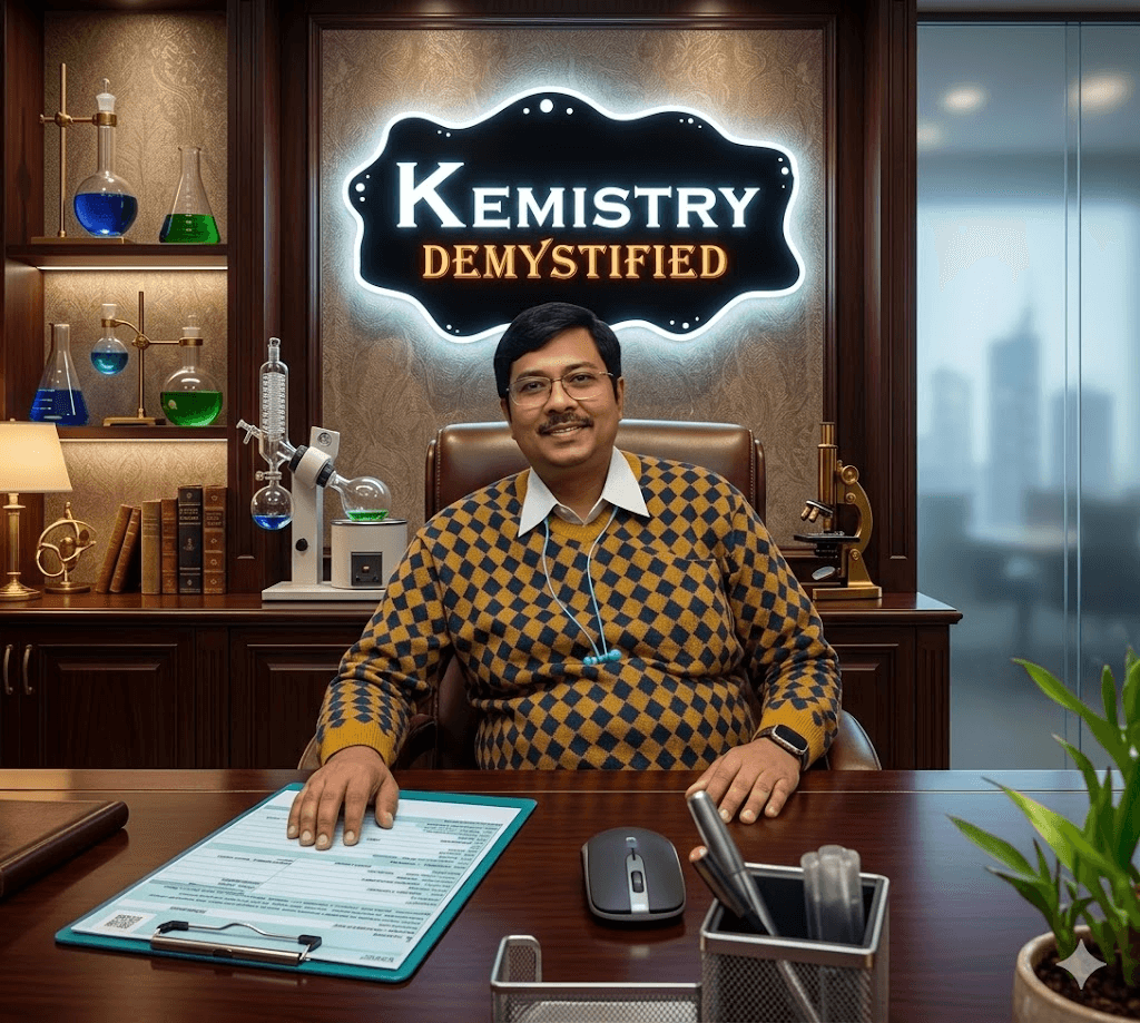 Krishnashis Deb — Founder of Kemistry Demystified